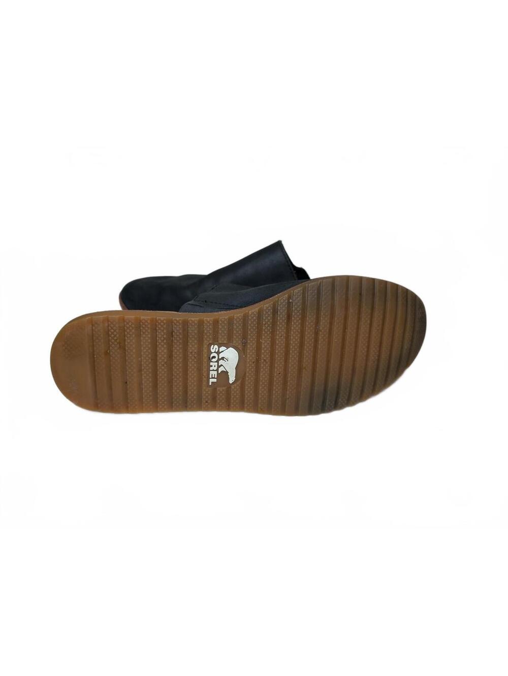 Sorel Ella Black Leather Mule Slides Size 9.5 - Picture 5 of 6